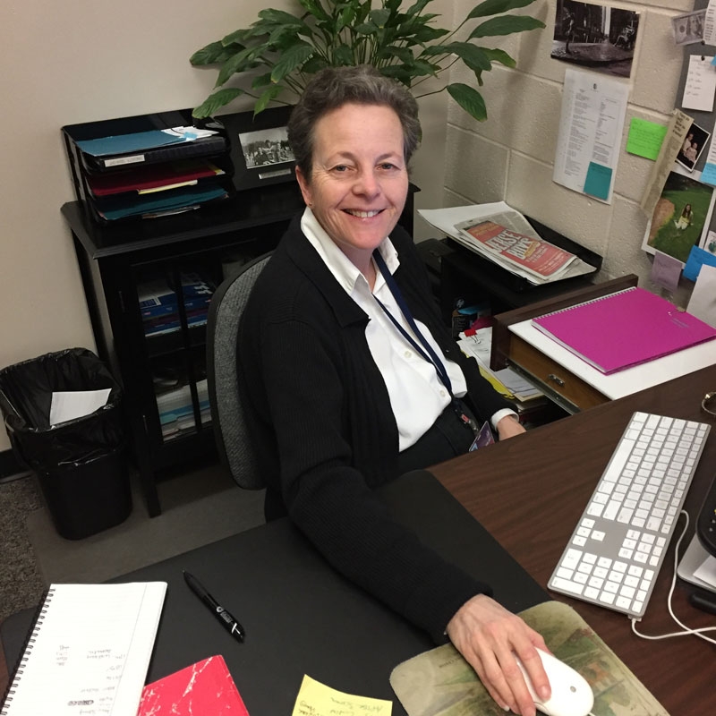 Ms. Gregory inspires me everyday with her positive attitude towards all students and faculty. This is what PD pride is all about.